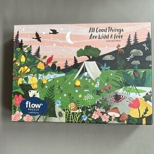 1,000 piece jigsaw puzzle "All Good Things Are Wild and Free"